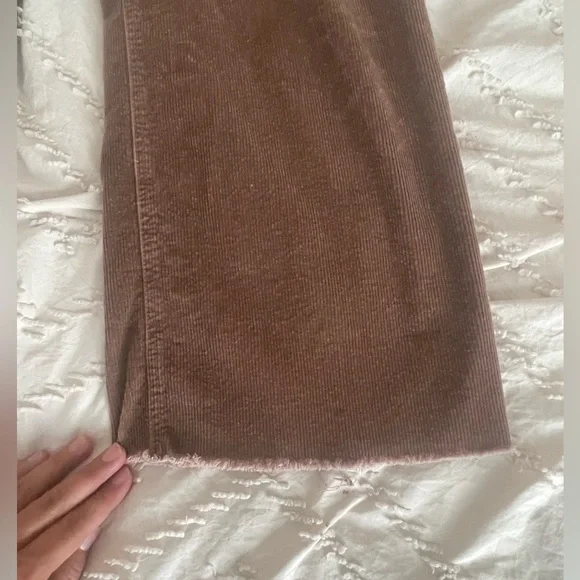 Brown corduroy, wide leg pant - Picture 5 of 5